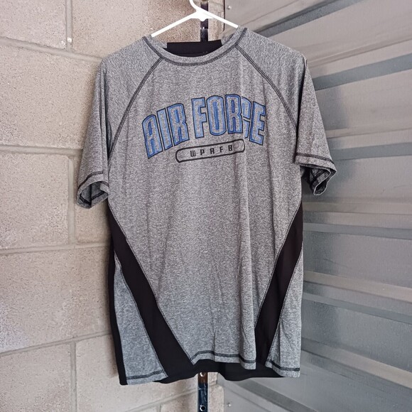 Wright-Patterson Air Force Base T Shirt Mens Medium Short Sleeve Grey Black - Picture 1 of 5